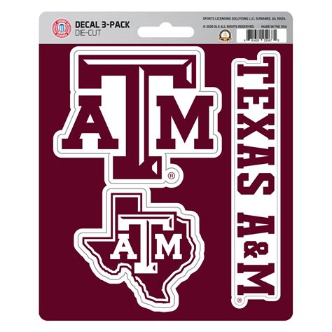 FanMats® 61059 - 5" x 6.25" NCAA "Texas A&M University" Decal