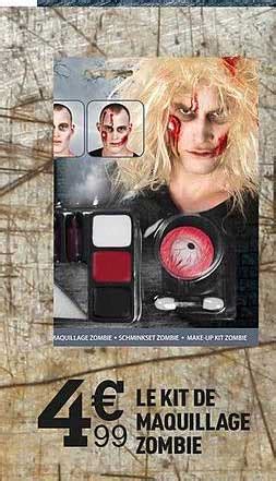 Promo Le Kit De Maquillage Zombie Chez Centrakor Icatalogue Fr