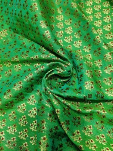 Bridal Wear Pure Banarasi Silk Brocade Fabrics Motifs GSM 100 150 At