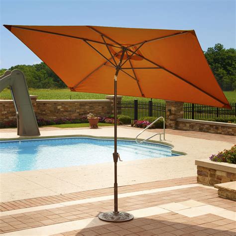 Adriatic 6 5 Ft X 10 Ft Rectangular Market Umbrella In Sunbrella