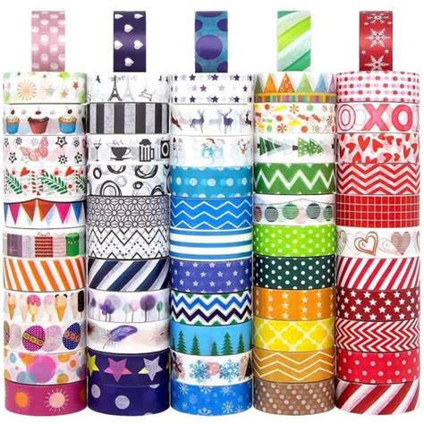 Rouleaux Washi Tape Set Mignon D Coratif Masking Tapes Ruban