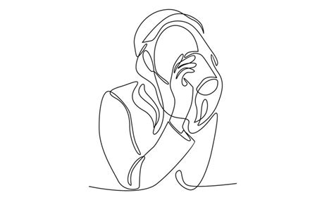 Woman Drinking A Cup Of Hot Drink Graphic By Barnawi Creative Fabrica