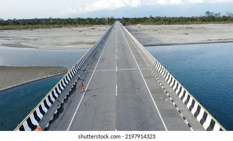 Bridge Highways Indian Projects Road Construction Stock Photo ...