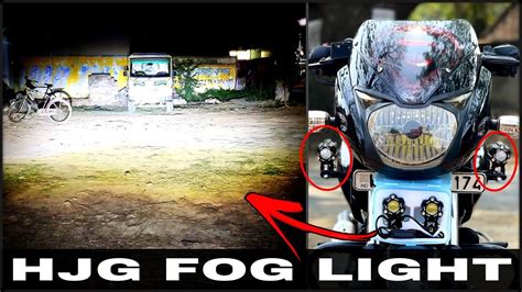 Hjg Heavy Power Fog Light For All Bike Original Hjg Fog Light Install