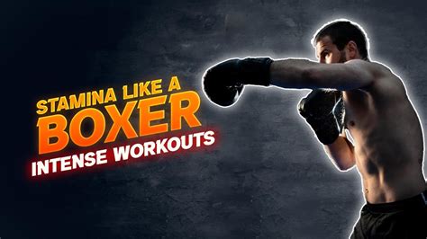 Unleash Your Inner Champion Stamina Building Boxer Workouts For Men At Home Youtube