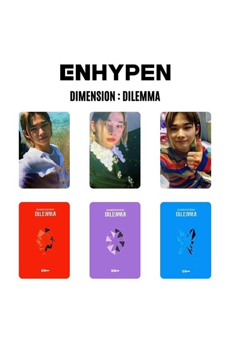 Kpop Dünyasi Enhypen Ni Ki Dımensıon Dilemma Album Kart Seti Fiyatı Yorumları Trendyol