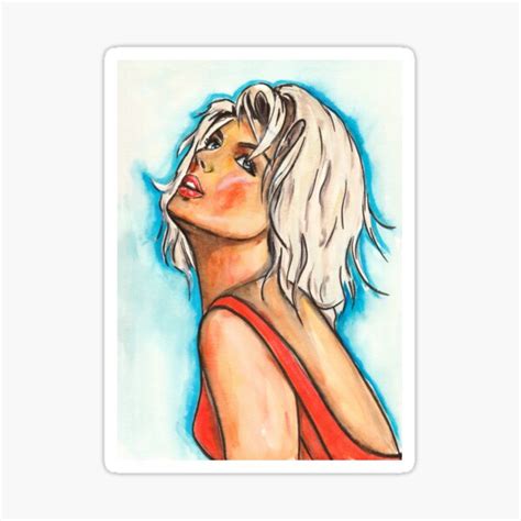 Kim Wilde Sticker For Sale By Svetlanapelin Redbubble