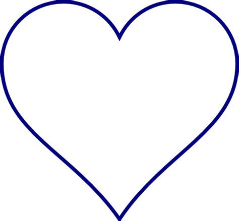 Blue Heart Clip Art At Vector Clip Art Online Royalty Free