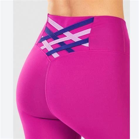 Fabletics Pants And Jumpsuits Fabulous Womans Pink Boost Powerhold