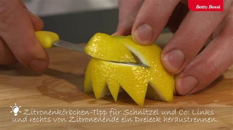 Wie Schnitze Ich Eine Zitronenkrone Tipps Tricks Von Betty Bossi