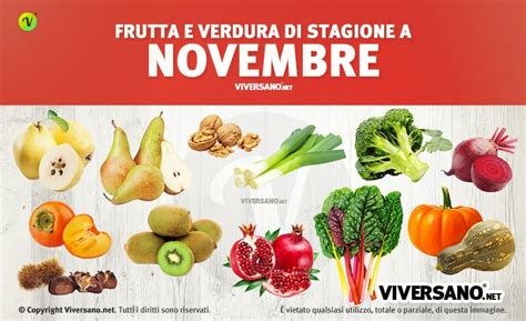 Frutta E Verdura Di Novembre Elenco Conserve Di Stagione