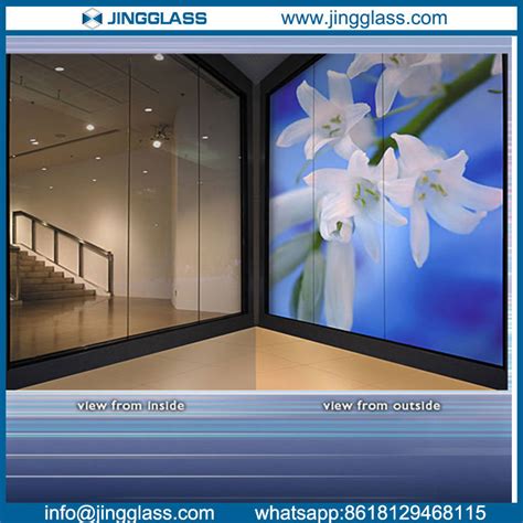 China Safety And Sound Insulation One Way Mirror Glass Manufacture