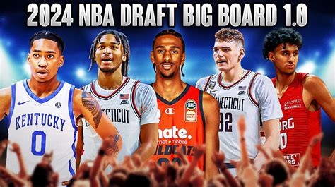 2024 Nba Draft Big Board 10 Top 100 Prospects Entering Lottery