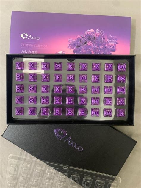 Akko Jelly Purple Switches Tactile Computers Tech Parts