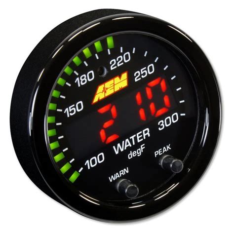 Aem Performance Electronics® X Series 2 116 Temperature Gauge Black 100 300 F40 150 C