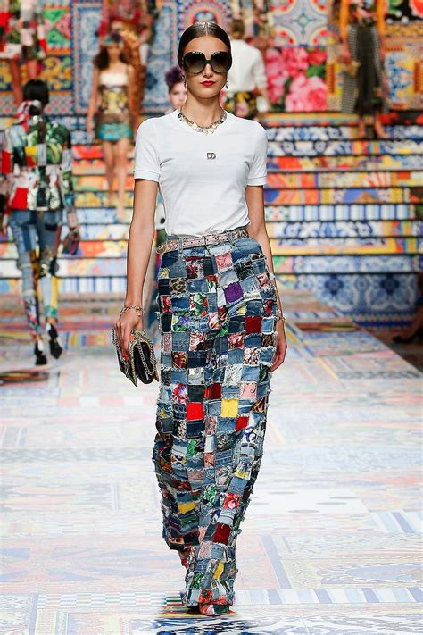 Patchwork Di Sicilia DOLCE GABBANA Sfilata Donna Primavera Estate