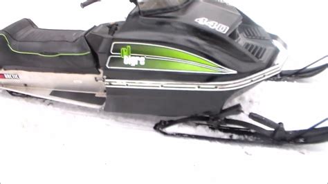 1974 Arctic Cat 440 El Tigre Snowmobile Youtube