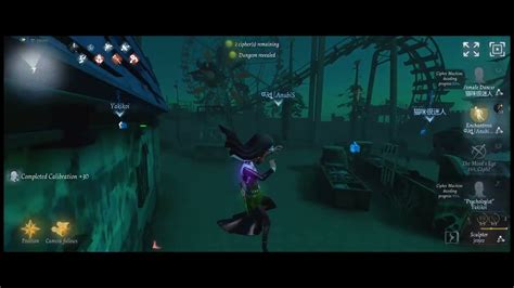 Identity V Psychologist Feathered Cloak All Mates Down 1 4 Hp Left Cipher Popping