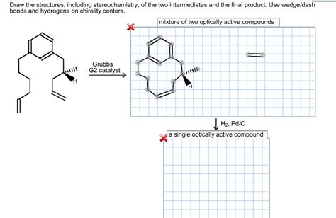 Solved Draw The Structures Including Stereochemistry Of