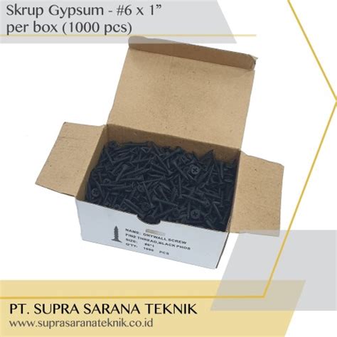 Jual Baut Gypsum X Inch Cm Sekrup Hollo Gipsum Drywall Box