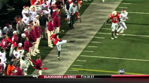 Crazy Oklahoma State Interception Vs Oklahoma November 27 2010