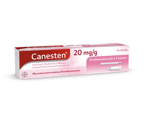 Canesten 20 mg g emätinvoide Canesten products