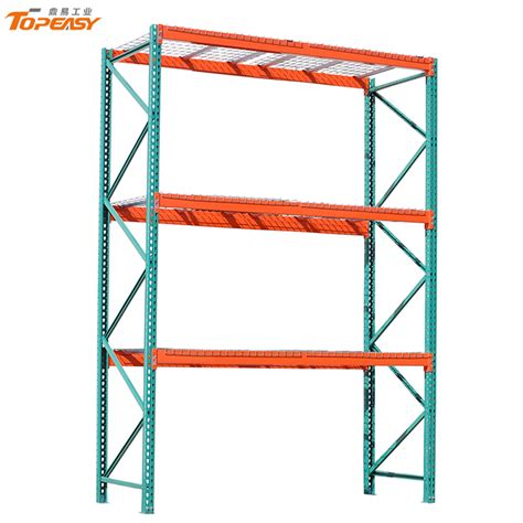 American Style Warehouse Storage Heavy Duty Usa Teardrop Pallet Racking