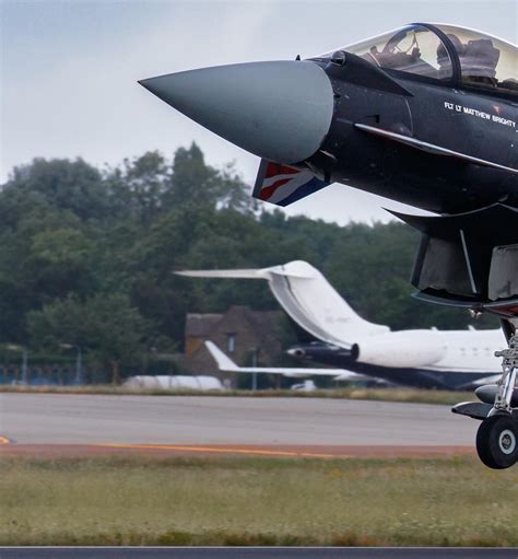 Raf Eurofighter Typhoon Blackjack” Taking Off At Riat 2023 Album R