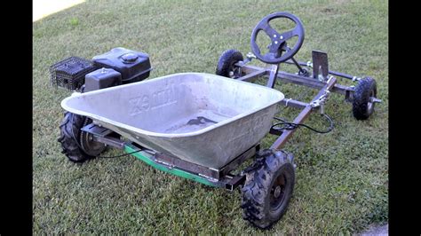 Homemade 200cc Go Kart WHEELBARROW Part 1 YouTube