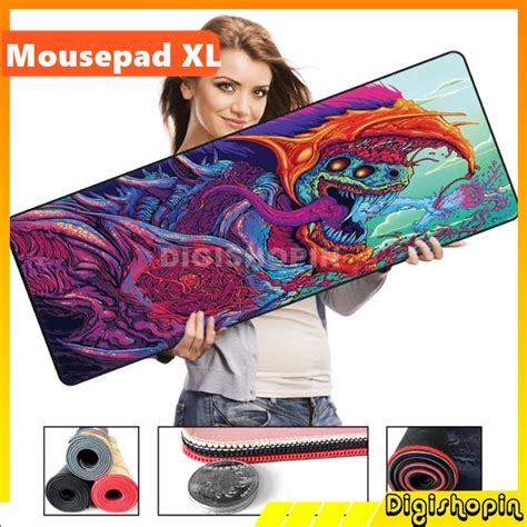 Jual Mouse Pad Gaming Xl X Cm Keyboard Mousepad Mat Hyper Beast