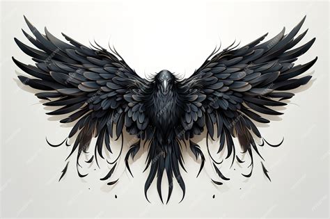 Premium Vector | 3 rendered dark angel wings as an illustration ...