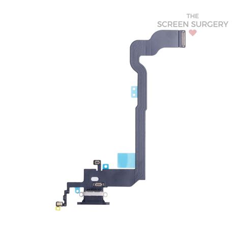 For Iphone X Charging Port Flex Platinum — The Screen Surgery