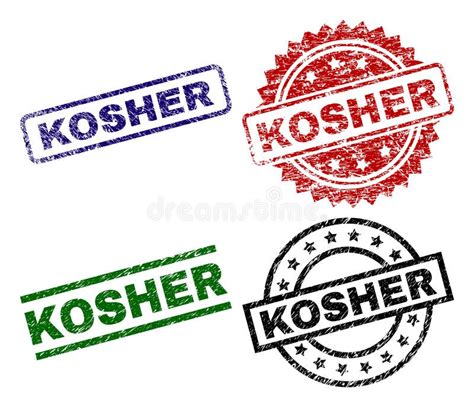 Sellos kosher ilustración del vector Ilustración de kosher 26772374