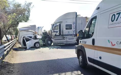 Accidente En La México Querétaro Provoca Fila De 9 Kilómetros