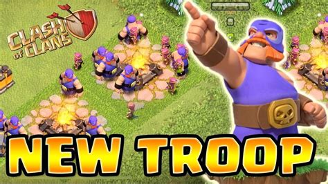 Clash Of Clans New Troop Attack With Town Hall 12 Clash Of Clans New