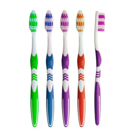 Escova de Dente Cerdas Macias Flexíveis 01 Unidade Colorida Higiene