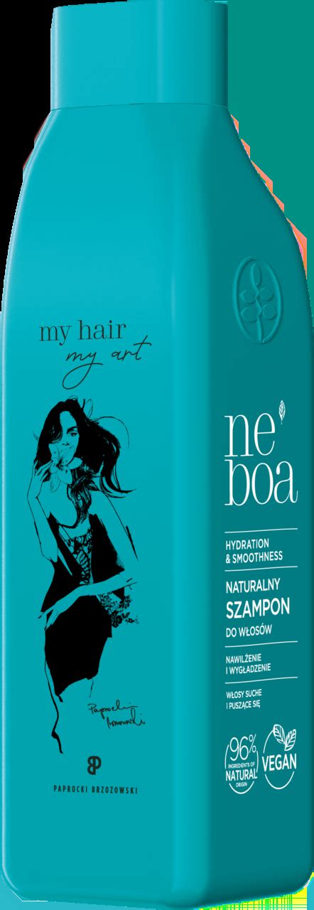 NEBOA Hydration Smoothness szampon do włosów naturalny włosy