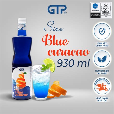 Siro Blue Curacao GTP Nguyên Liệu Trà Sữa Gia Thịnh Phát