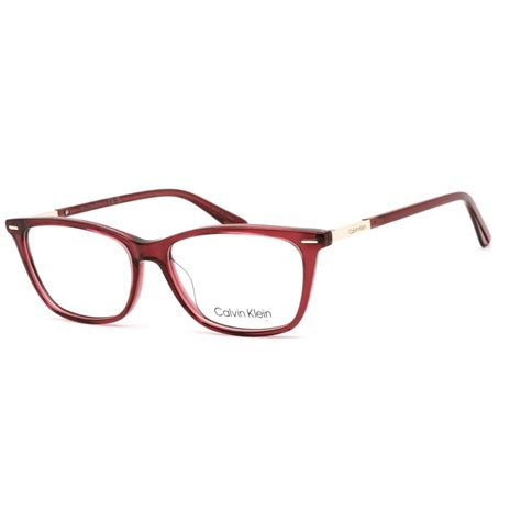 Calvin Klein Ck22506 Eyeglasses Burgundy / Clear Lens in Brown | Lyst