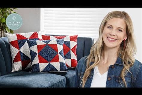 Make A String Star Patriotic Pillow With Misty Doan On At Home With Misty Video Tutorial