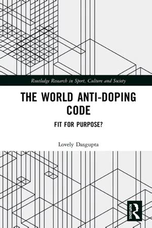 Pdf The World Anti Doping Code By Lovely Dasgupta