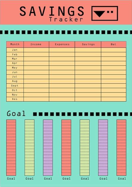 Premium Vector Budget Planner Template For Journaling And Notebook