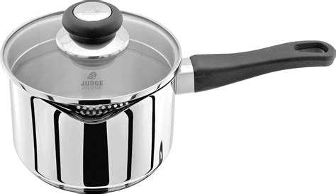 Judge Vista Draining J305A Stainless Steel Large Saucepan With Pouring