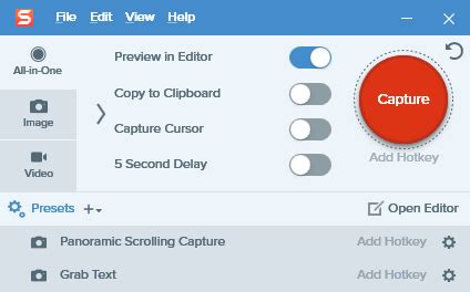 screenshotscreen capture software snagit developers hut