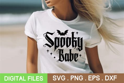 Spooky Babe Spooky Babe Svg Design Graphic By Black Cat Studio