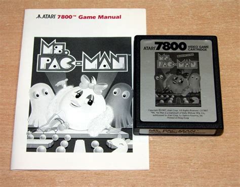 Ficha Técnica de Ms Pac Man para Atari 7800 Museo Del Videojuego