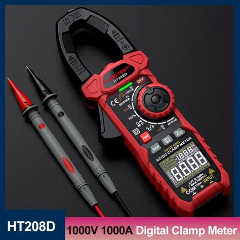 Ht D Ht D Digital Clamp Meter Ac Dc Current Two Color Backlight