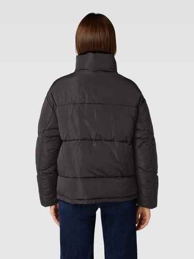 Jake S Casual Steppjacke Mit Stehkragen Black Online Kaufen