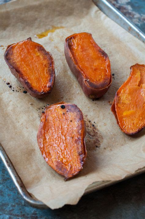 Roasted Sweet Potatoes Out Of The Oven Roasted Whole Sweet Potatoes Baked Sweet Potato Oven