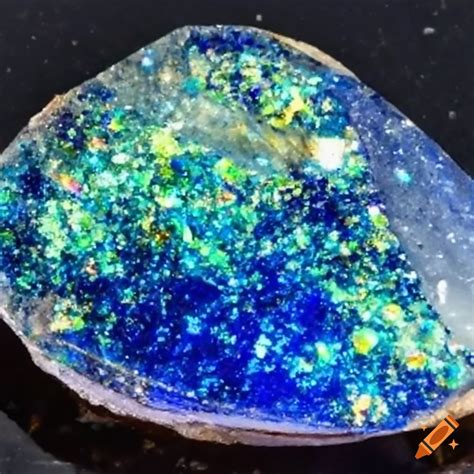 closeup  multicoloured gemstones  craiyon